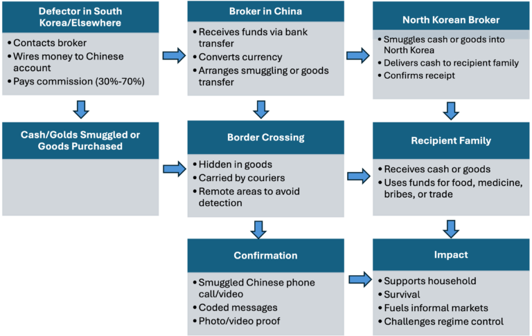 Relances North Korea Flow Chart